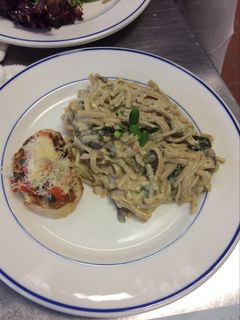 A picture of Creamy Avocado and Spinach Pasta.