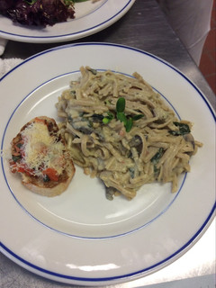 A picture of Creamy Avocado and Spinach Pasta.