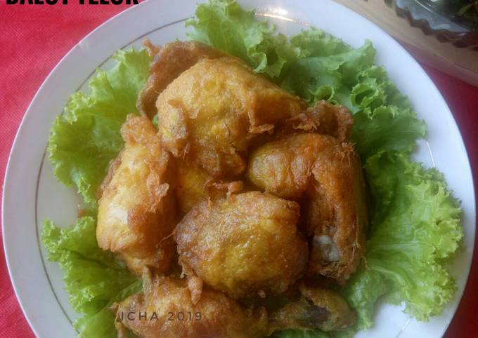 Ayam goreng balut telur