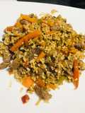Wok sano de carne o pollo