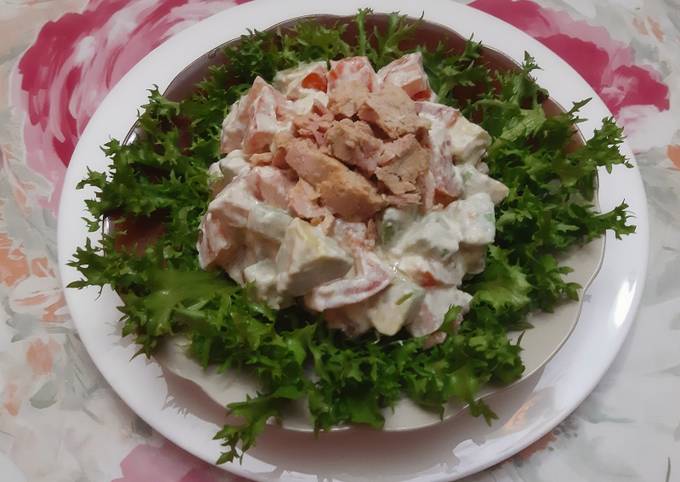 Salade composée au thon🍴