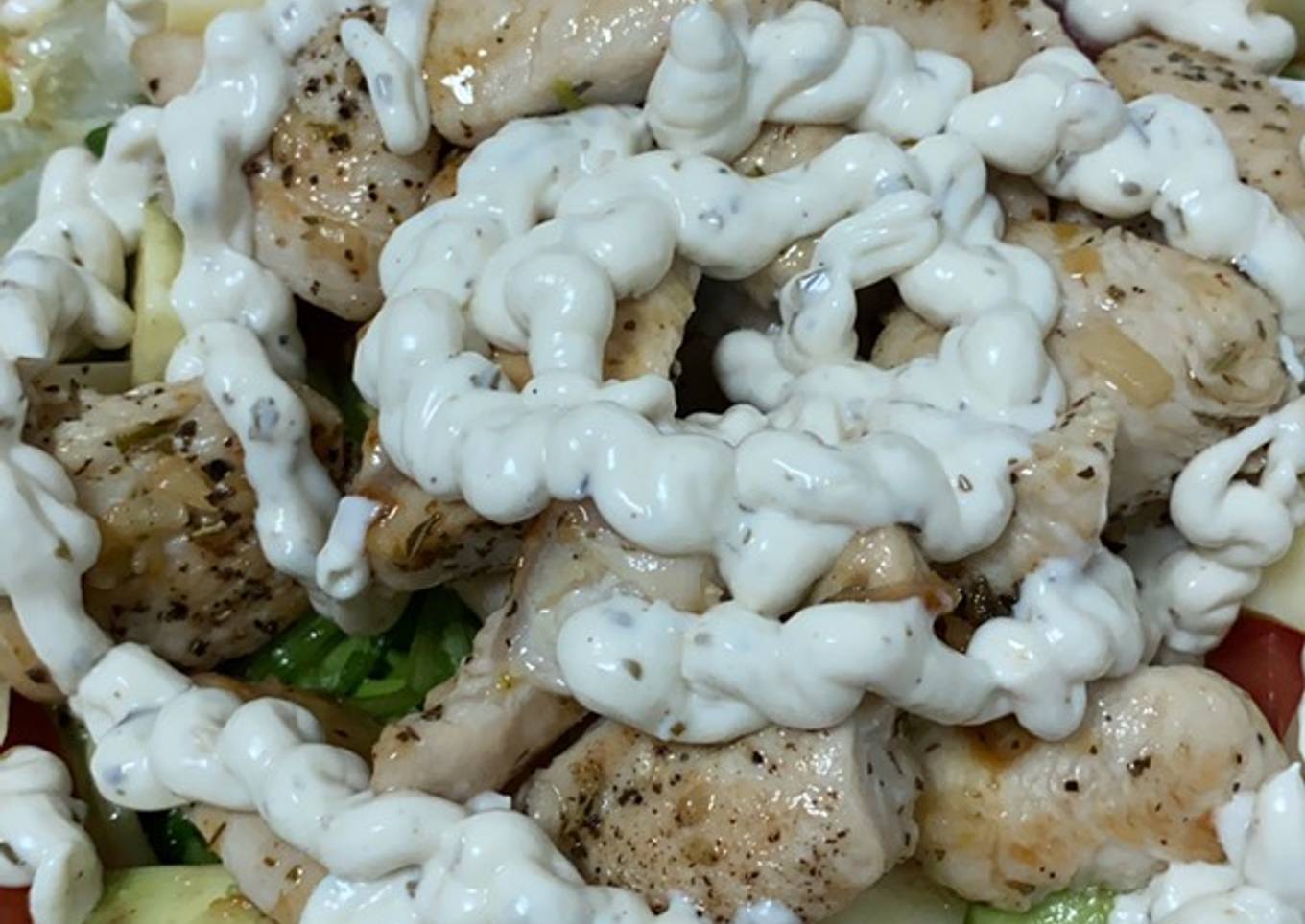 Ensalada César con aguacate 😋