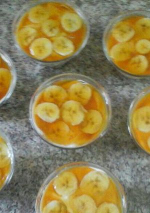 صورة لوصفة تحلية بالموز