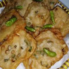 A picture of Tempe Goreng Tepung Instan.