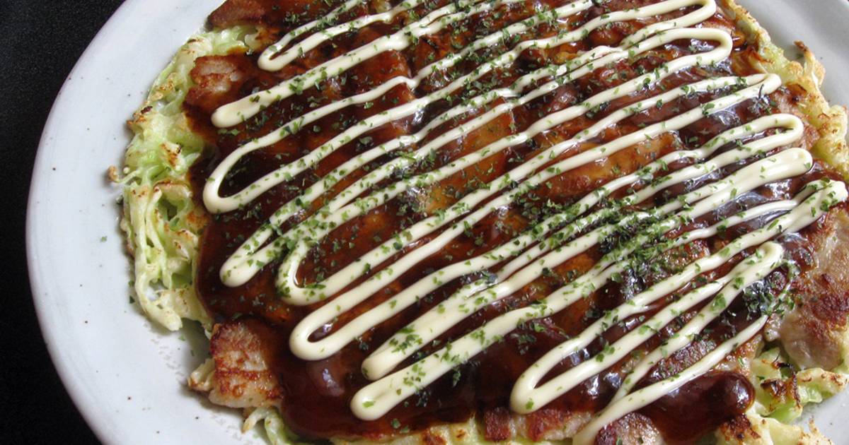 Glutinous Rice Flour Okonomiyaki Recipe by Hiroko Liston Cookpad