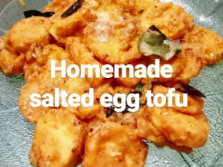 Langkah Mudah untuk Membuat Resep Stir fried salted egg tofu (tahu jepang goreng telur asin) yang  Bikin Ketagihan Anti Ribet, Bisa Manjain Lidah