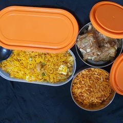 Vegetable pulao A picture of Vegetable pulao.