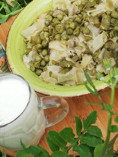 صورة لوصفة الرفيس بالفول و الجلبانة