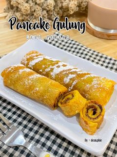 Foto resep Pancake Gulung Labu