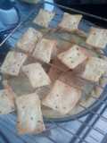 Galletas de sésamo y lino