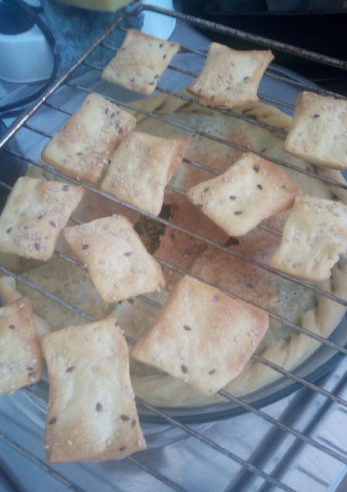 Una foto de Galletas de sésamo y lino
