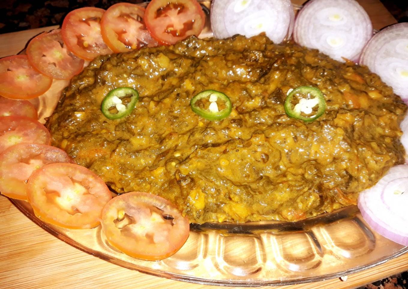 Moong ki daal Palak