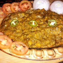 A picture of Moong ki daal Palak.