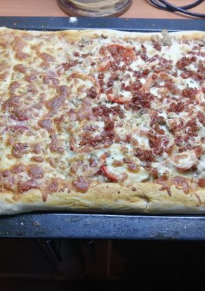 Una foto de Pizza casera
