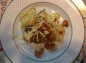 Foto de Linguine ao molho de frutos do mar