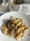Rigatoni with White Bolognese