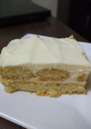 Una foto de Postre de vainillas con leche condensada