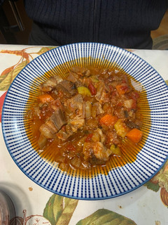Una foto de Capipota con sanfaina