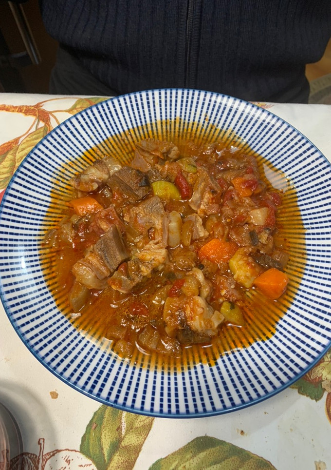 Una foto de Capipota con sanfaina