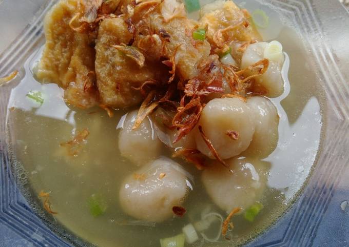 Resep Tahu Aci Dan Pentol Kuah Oleh Devi Yuliastanti Cookpad