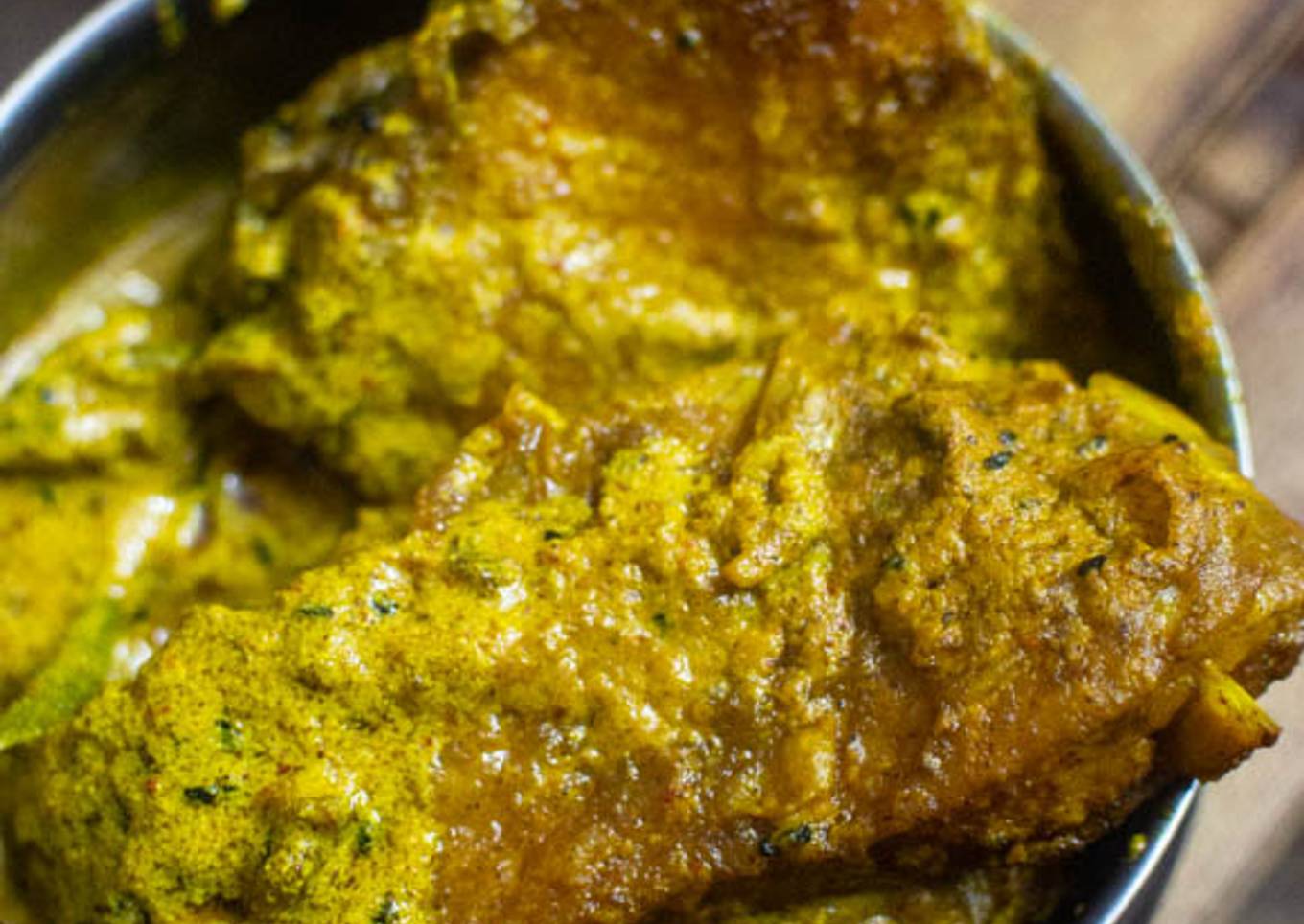 Bengali Mustard based Fish Curry or Macher Jhal