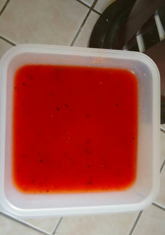 Una foto de Salsa roja picante ॐ