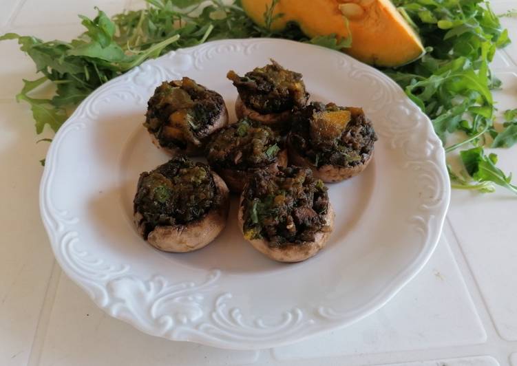 Step-by-Step Guide to Make Favorite Funghi ripieni di zucca e rucola