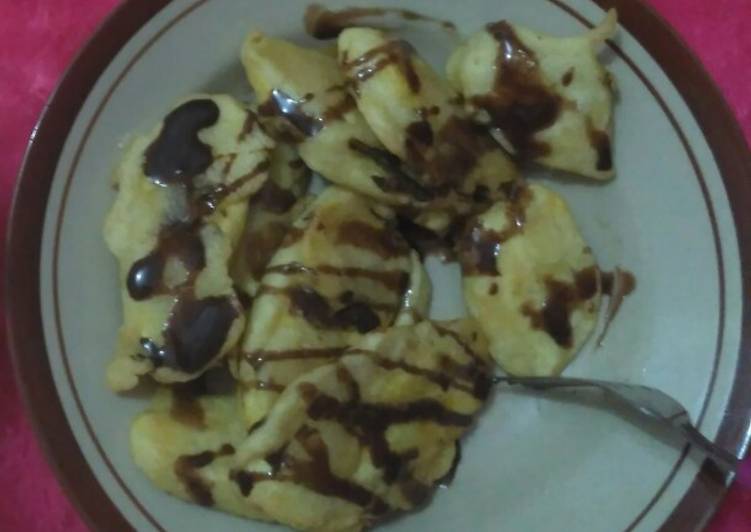 Pisang goreng tipis..tipisss