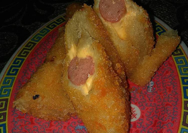 Resep Roti sosis goreng, Bisa Manjain Lidah