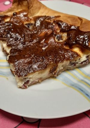 Una foto de Quiche de bacon y jamón serrano