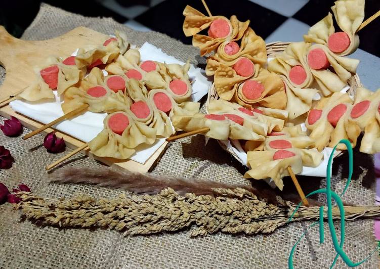 Steps to Make Award-winning Sate sosis bunga
