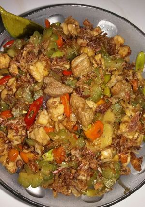 Foto resep Oseng oseng Pare Daging