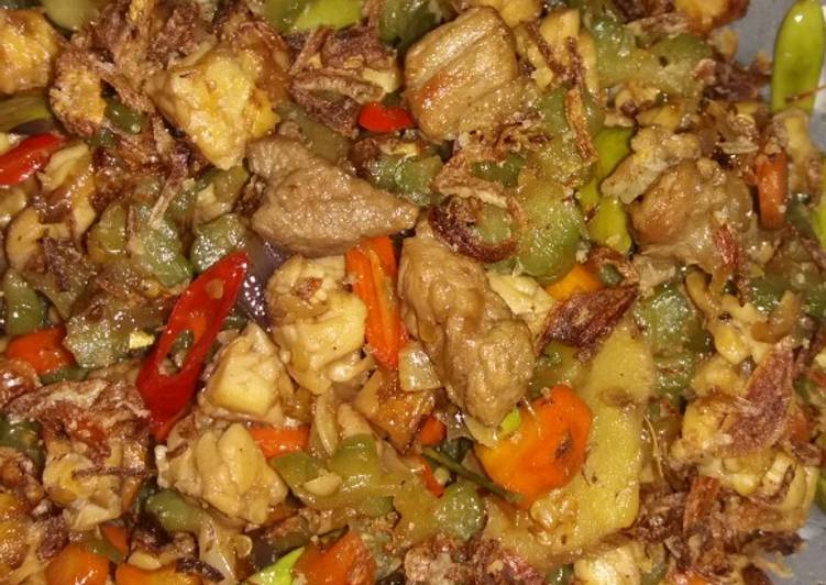 Oseng oseng Pare Daging