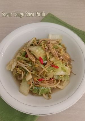 Foto resep Tumis Tauge Sawi Putih