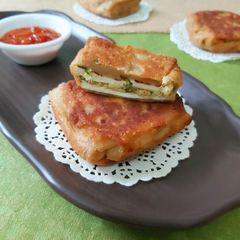 A picture of Paneer Parcels.