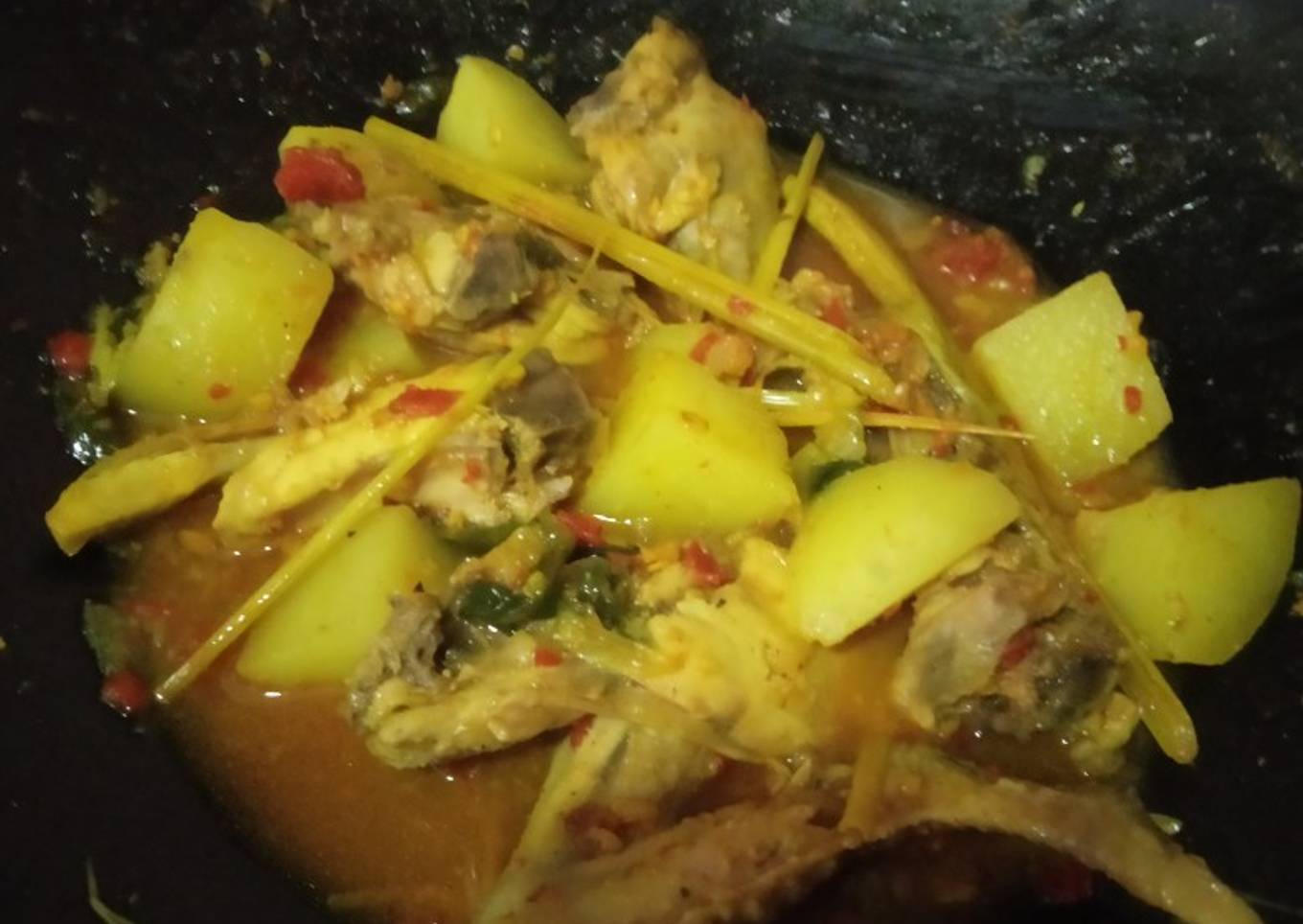 Ayam kentang rica rica