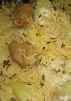 A picture of Biryani masala pulao.