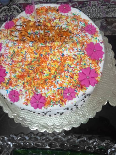 عکسی از دستور کیک تولد