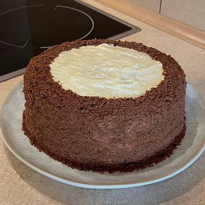 Торт «Медовик» с шоколадным кремом, пошаговый рецепт на ккал, фото, ингредиенты - michsenkoea
