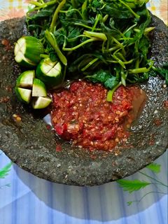 Foto resep Rujak Kangkung