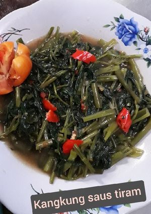 Foto resep 13#Kangkung saus tiram
