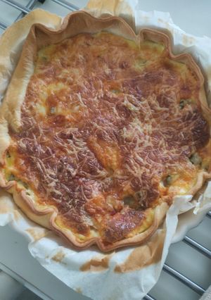 Une photo de Quiche au bleu d'Auvergne et lardons