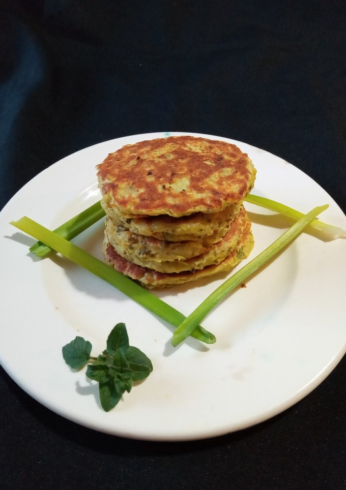 Una foto de Blinis de papas (contorno)