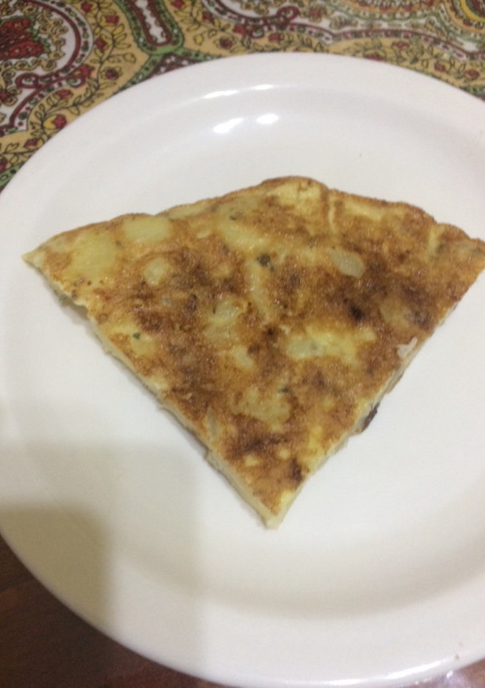 Una foto de Omellette de papas