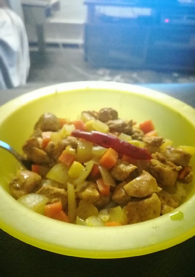 Una foto de Pollo oriental