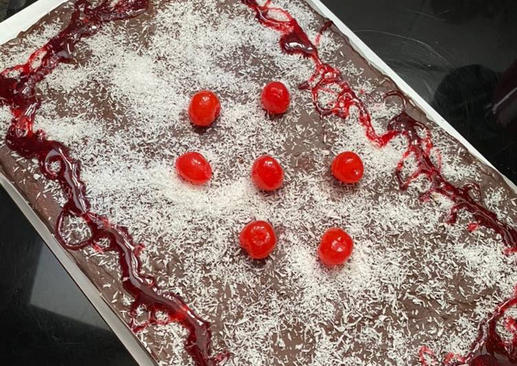 Tarta de galletas rellena de chocolate 🍫 y natillas