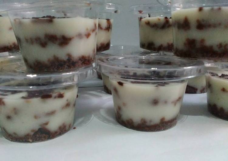 Oat choco cheesecake