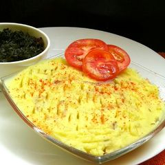 A picture of Spicy mashed potatoes.