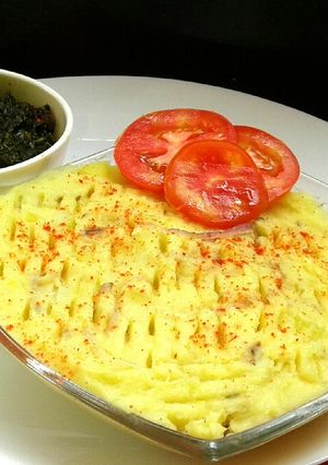 A picture of Spicy mashed potatoes.
