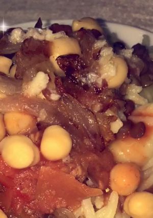 صورة لوصفة كشري🍲